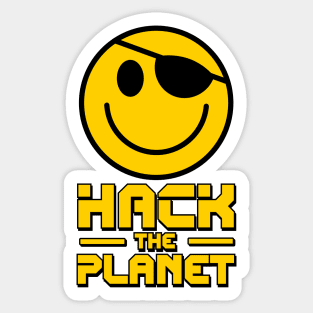 Hack the Planet Sticker